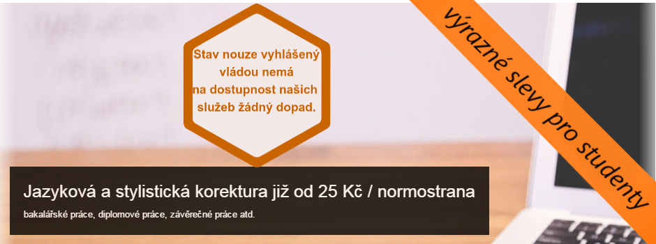 Korektury bakalářské práce